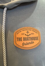 Signature Concepts - Apparel LEATHER PATCH HOOD LONG SLEEVE