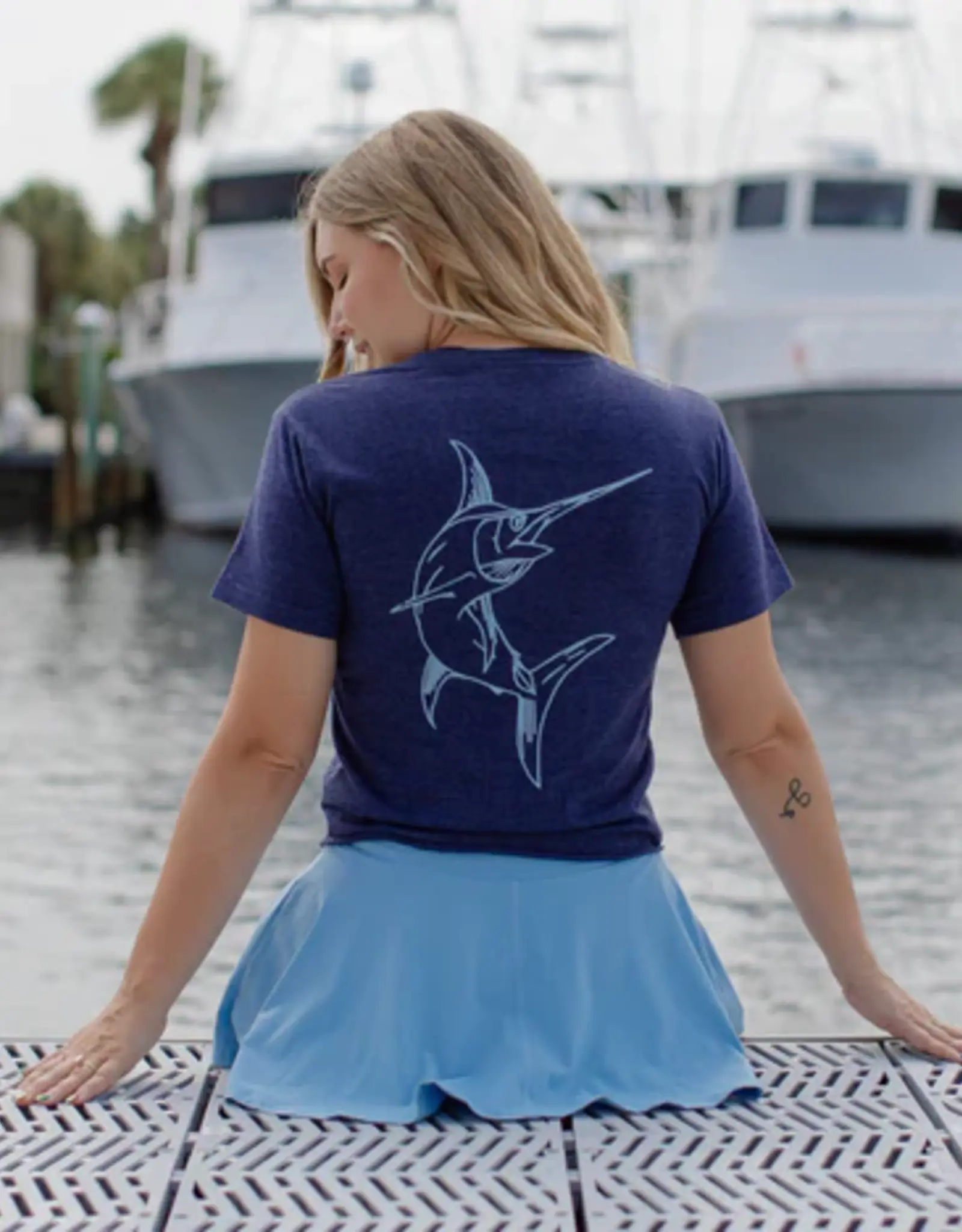 boujeemarlin MARLIN EMBROIDERED TEE