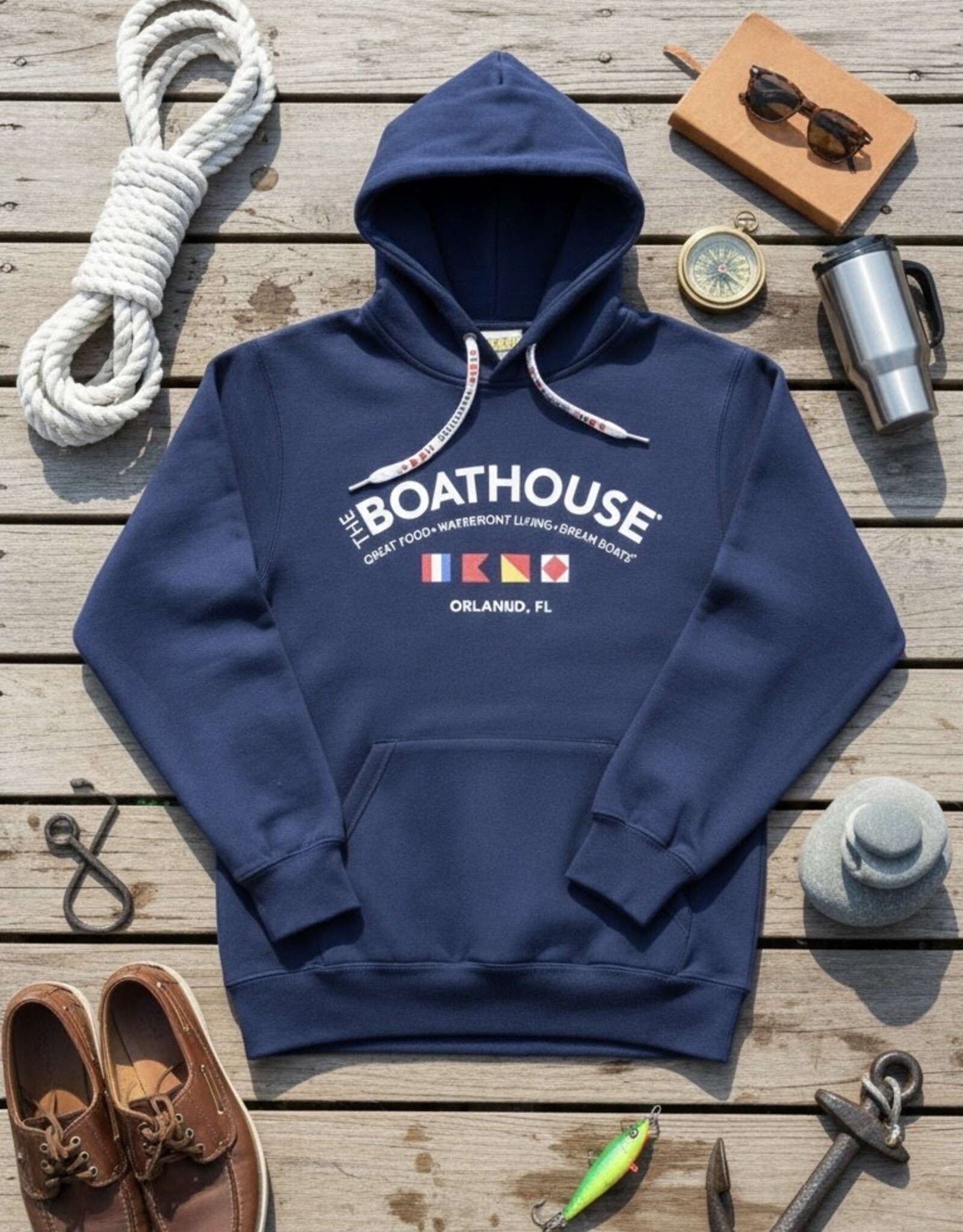 The Idea Girl VINTAGE SHOE STRING HOODIE