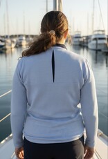 STRAIGHT DOWN OPTIC 1/4 ZIP WAFFLE JACKET