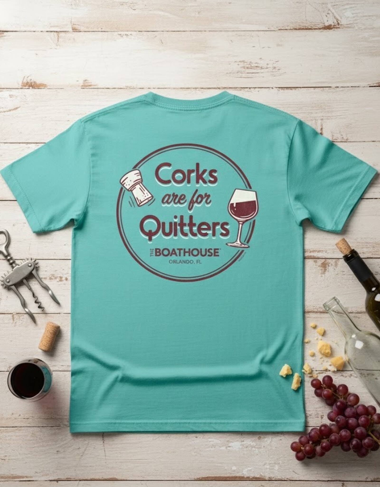 API Source CORKS FOR QUITTERS TEE