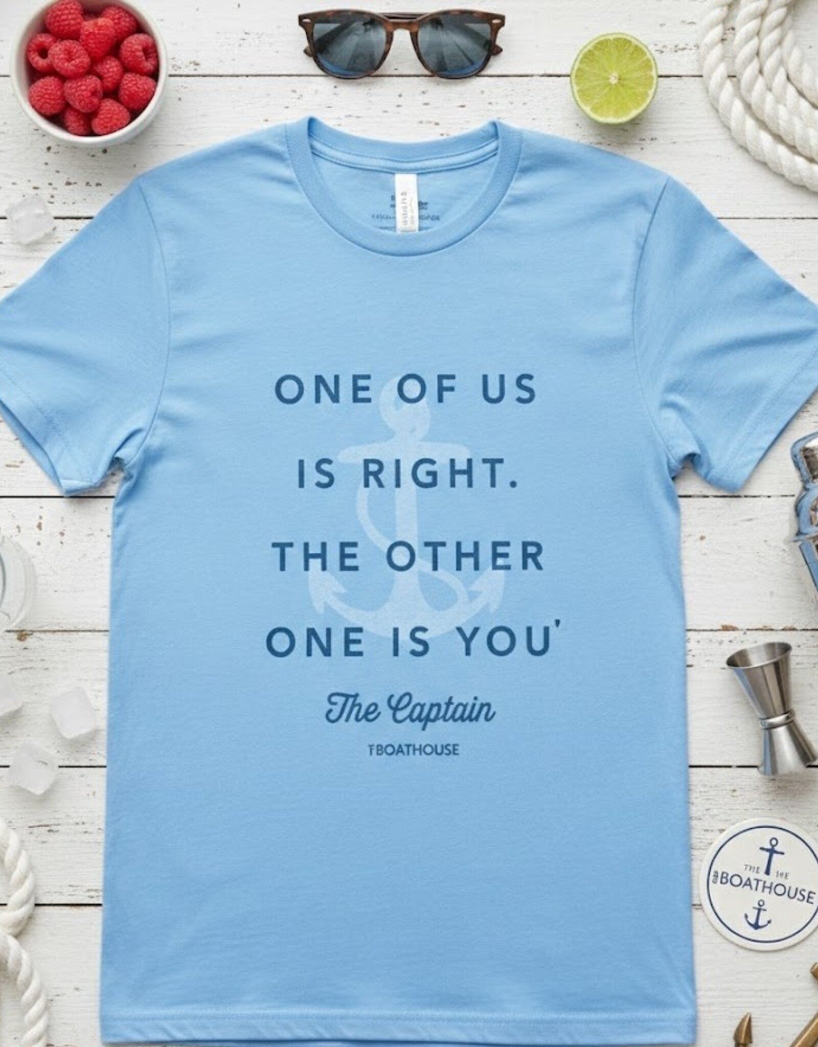 The Idea Girl ONE OF US IS RIGHT TEE