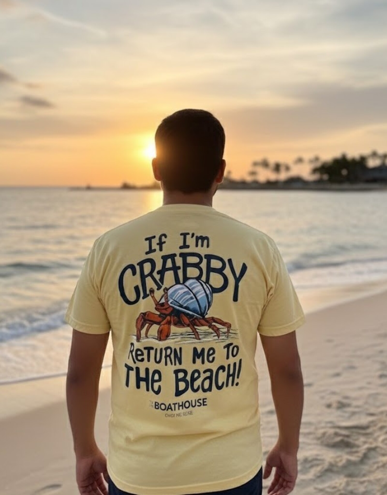 API Source CRABBY RETURN TO THE BEACH TEE
