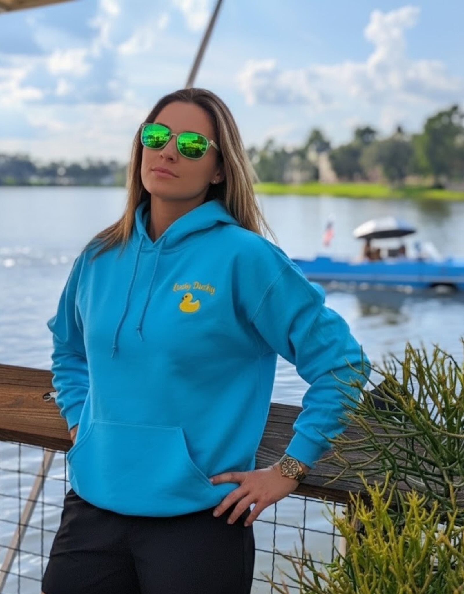 The Idea Girl LUCKY DUCKY HOODIE