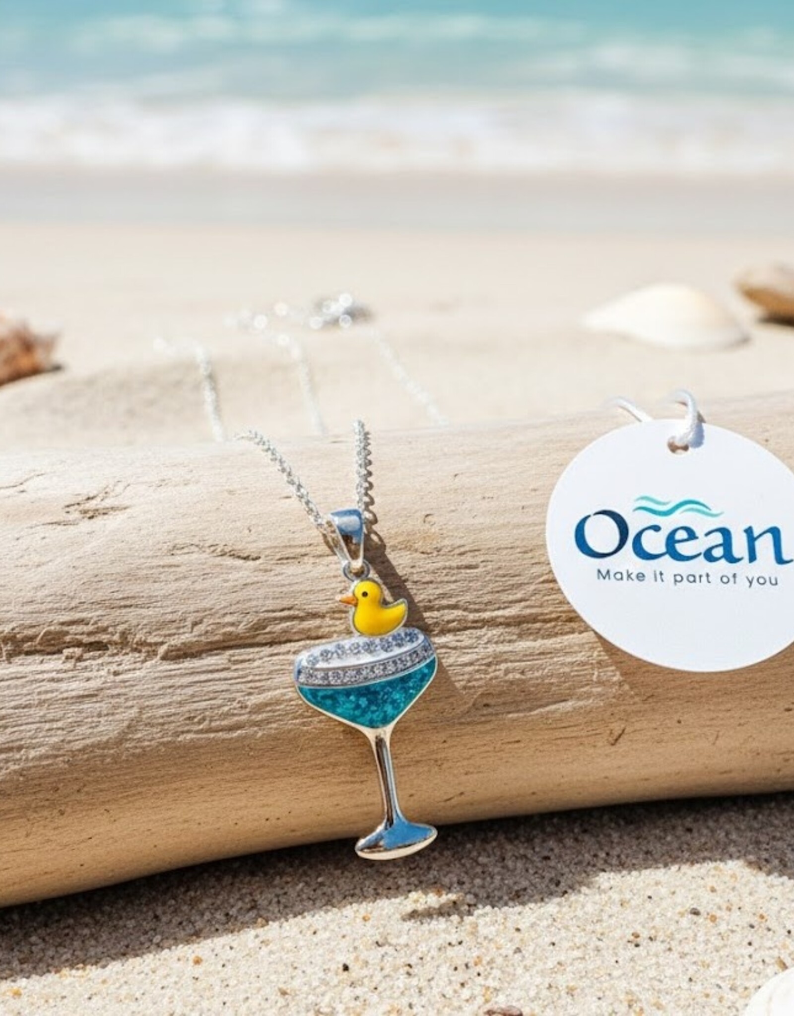 FLAIRCRAFT LIMITED DUCK DUCK RAZZ NECKLACE - STERLING SILVER