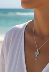 FLAIRCRAFT LIMITED DUCK DUCK RAZZ NECKLACE - STERLING SILVER