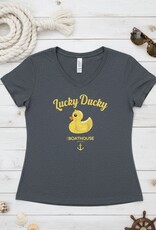 The Idea Girl LUCKY DUCK V NECK - WOMENS