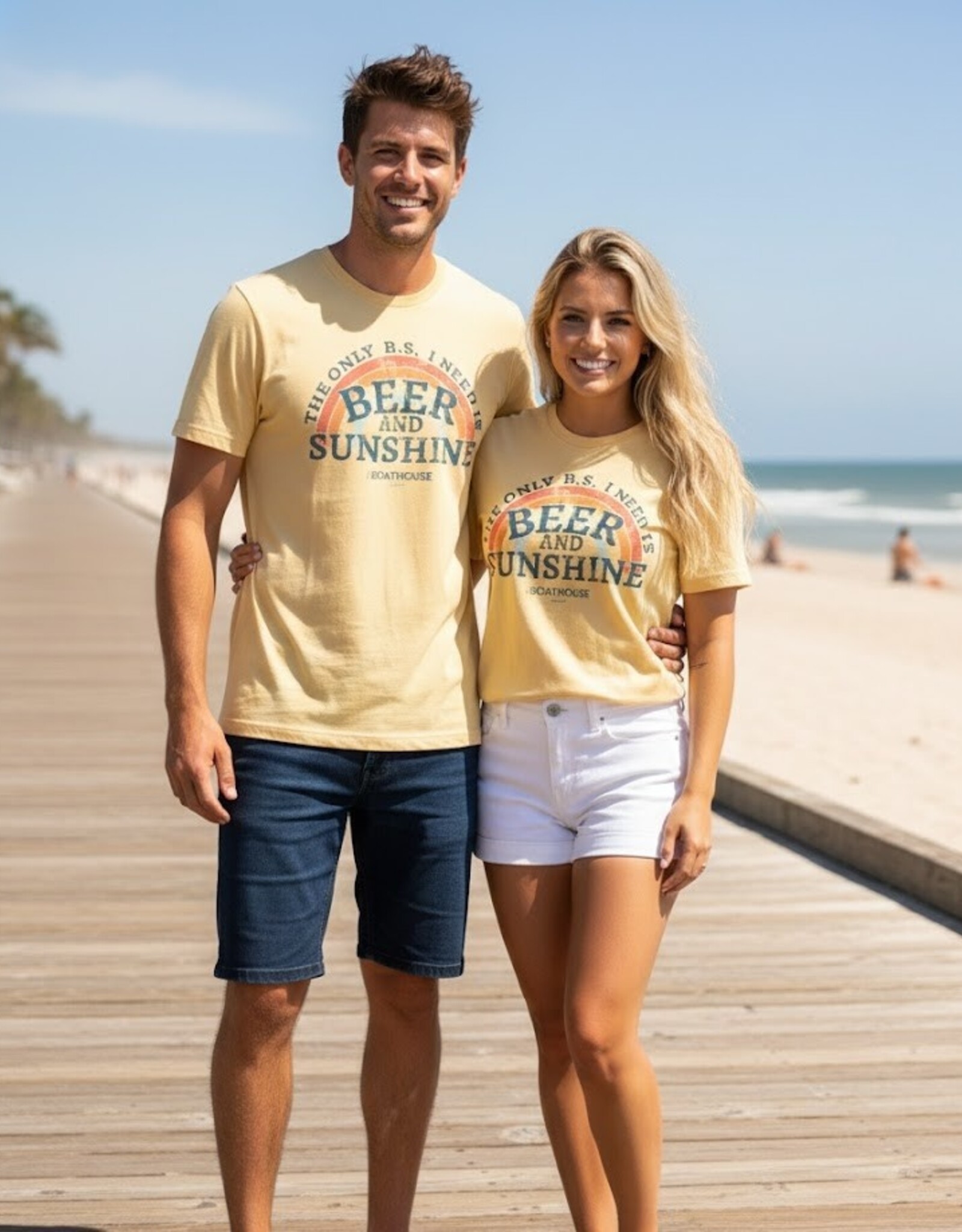 The Idea Girl BEER AND SUNSHINE TEE