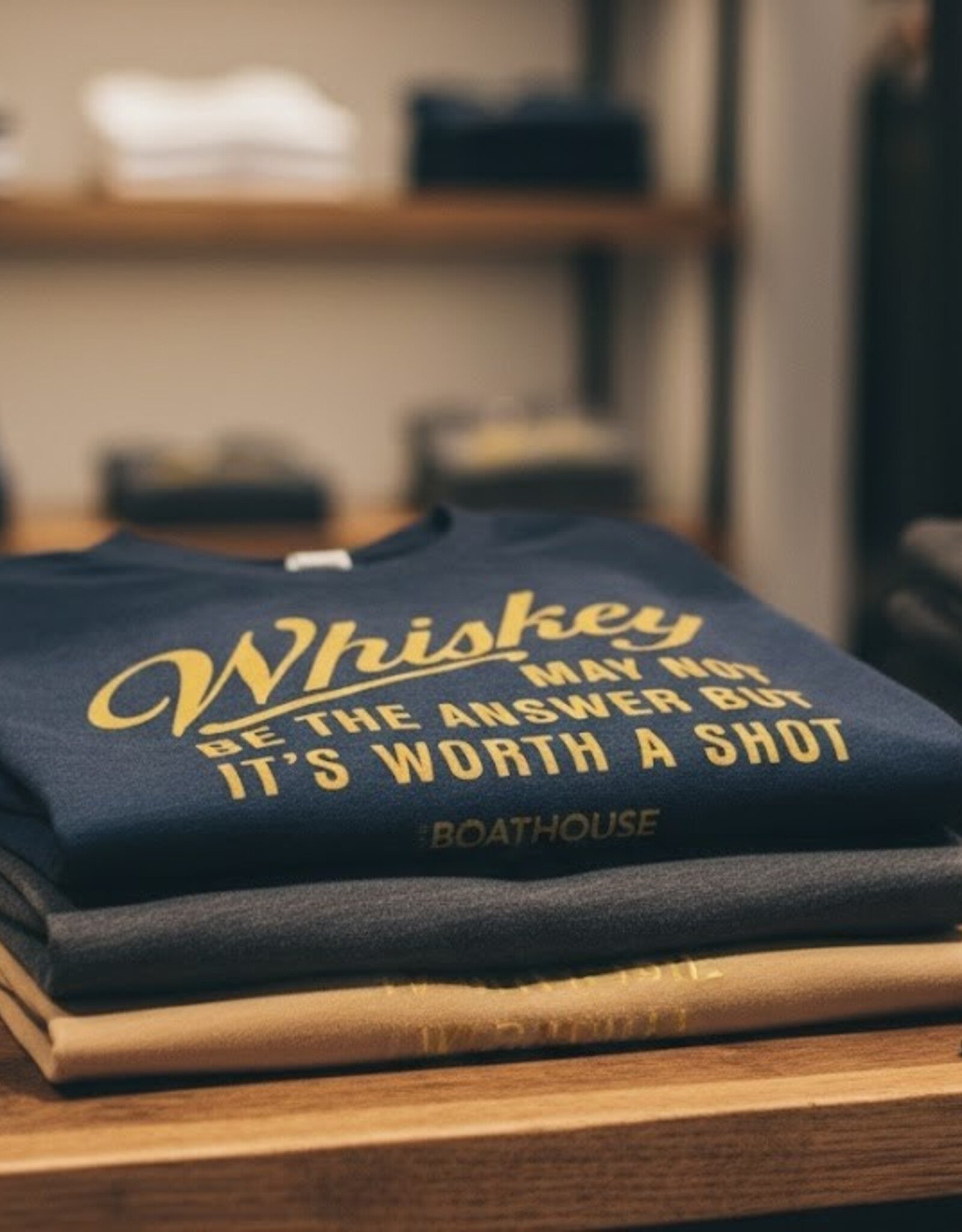 The Idea Girl WHISKEY WORTH A SHOT TEE
