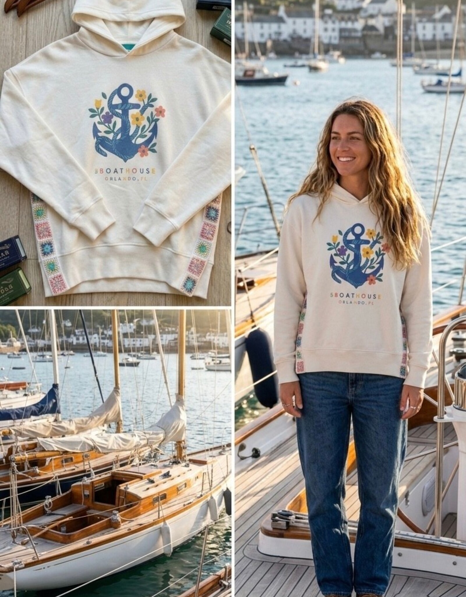 The Idea Girl BH MOOD & VIBE FLORAL FLEECE