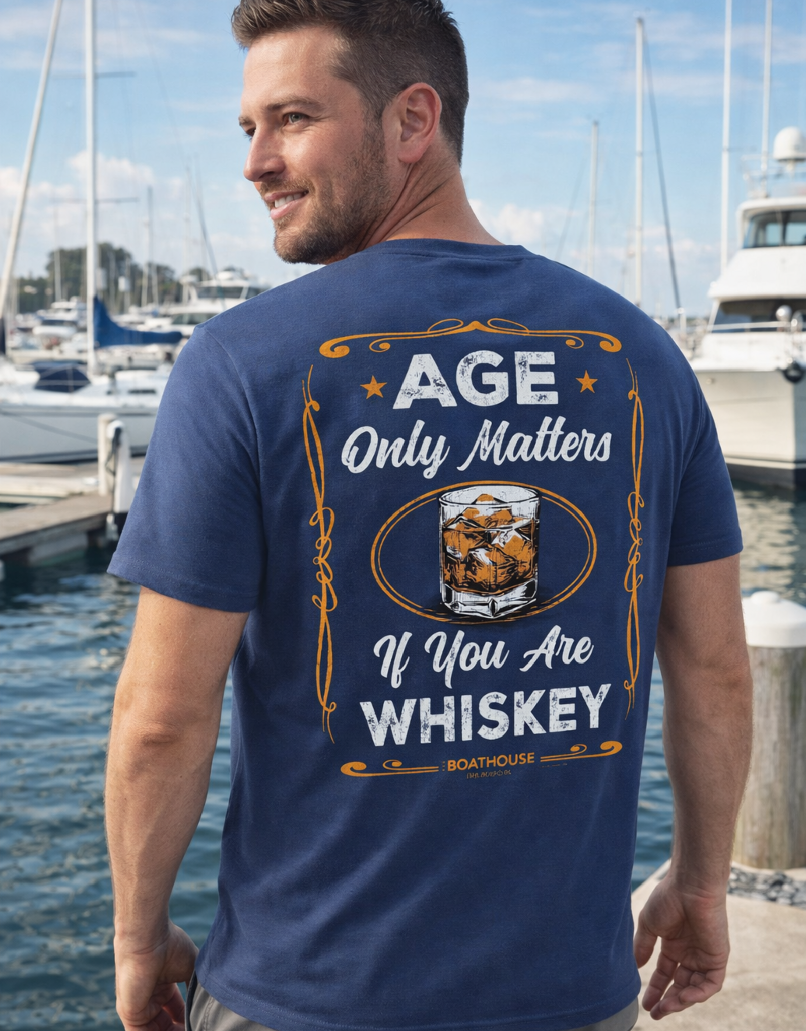 API Source AGE ONLY MATTERS WHISKEY TEE