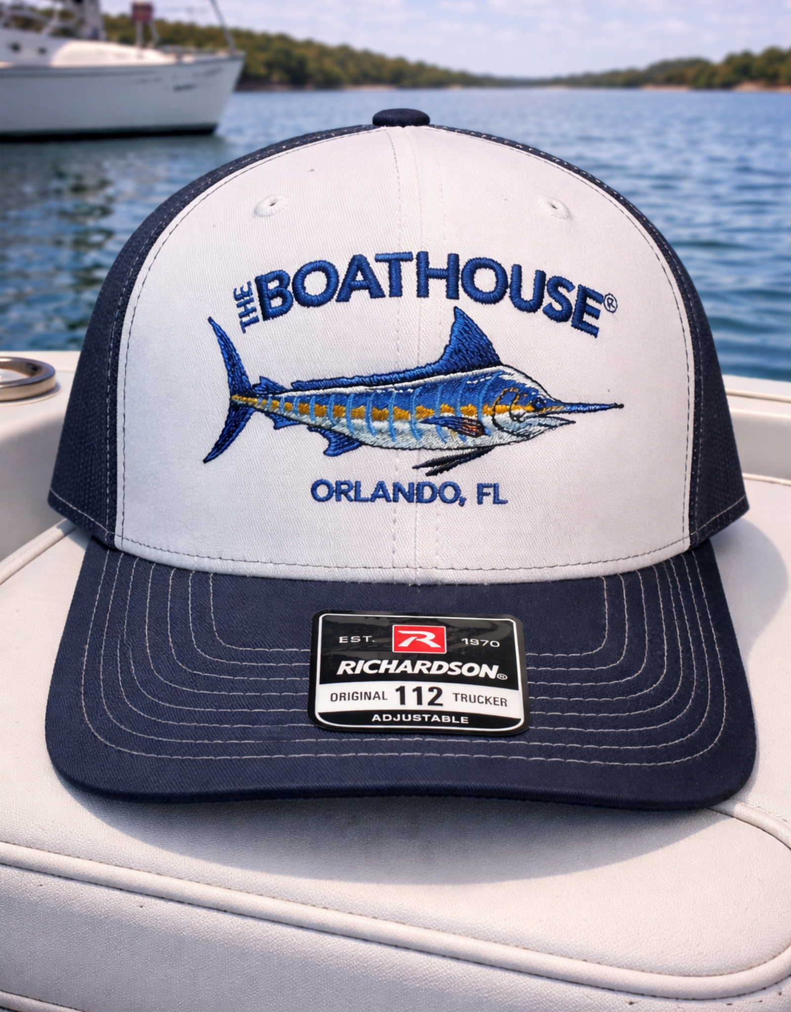 API Source SNAPBACK TRUCKER MARLIN HAT HEATHER