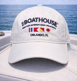 The Idea Girl BH GAME CHANGER HAT CLASSIC LOGO WHITE