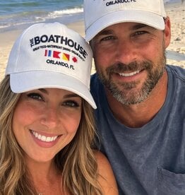 The Idea Girl GAME CHANGER HAT CLASSIC LOGO WHITE