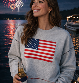 SH AMERICAN FLAG RELAXED SWEATSHIRT