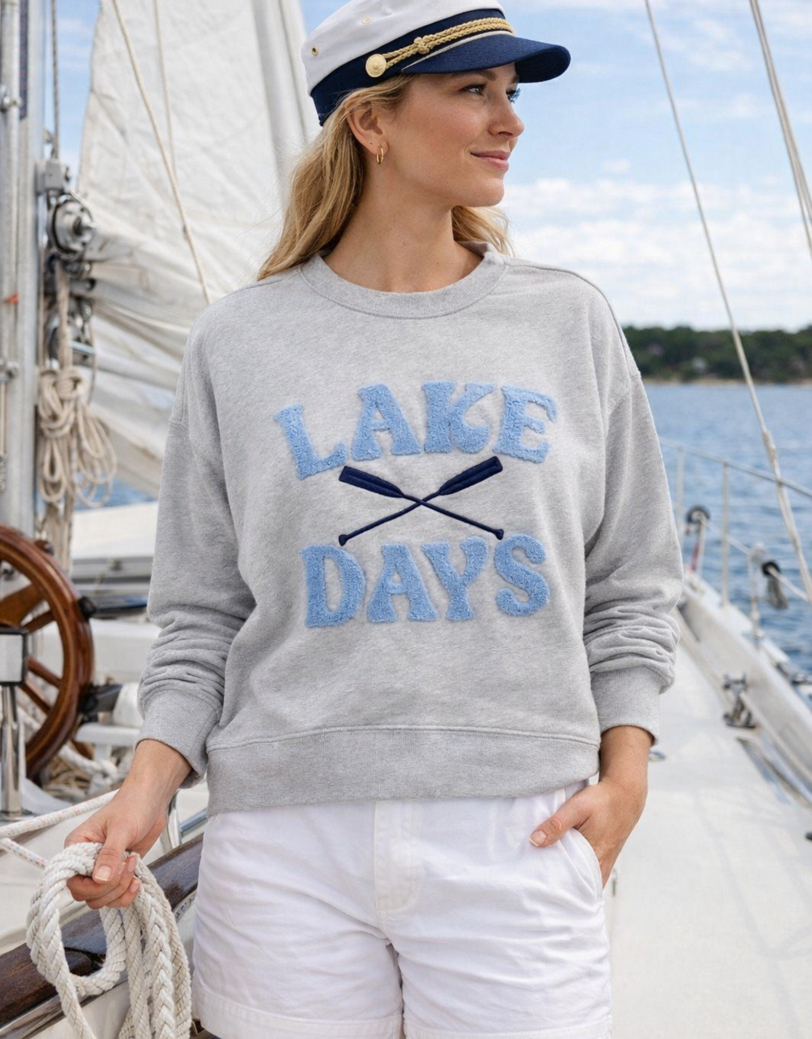 SH LAKE DAYS RELAXED SWEATER