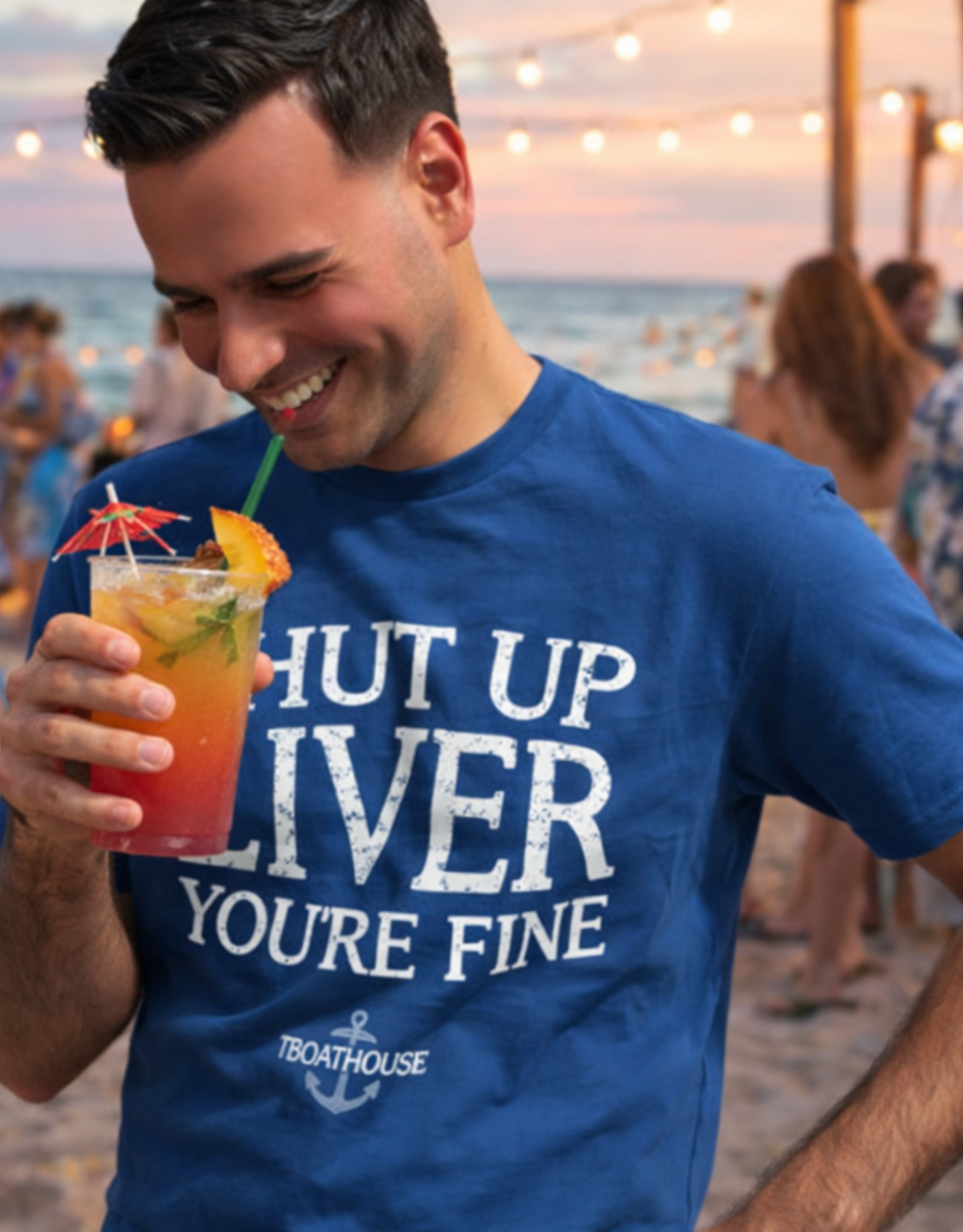 The Idea Girl BH SHUT UP LIVER TEE