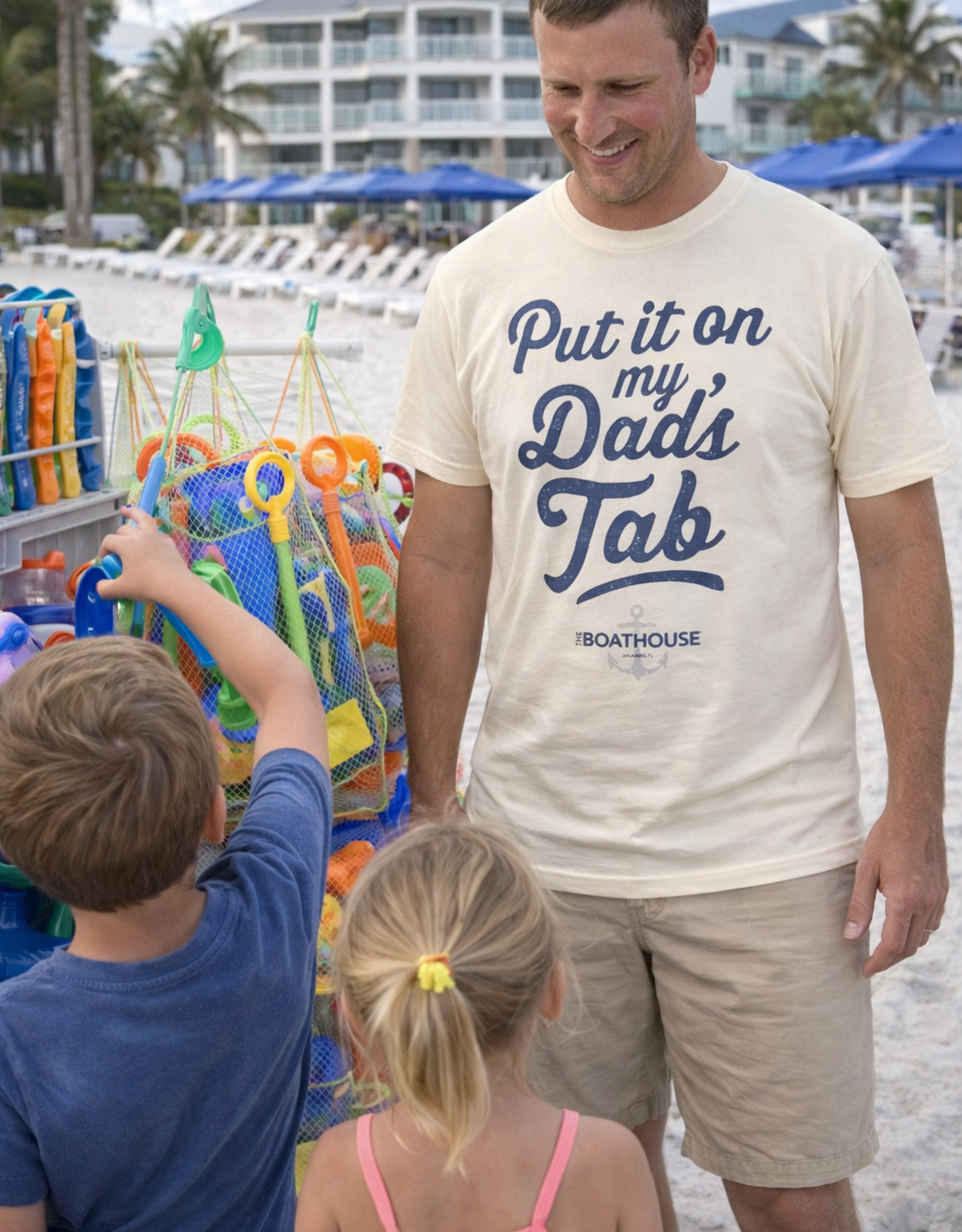 The Idea Girl PUT IT ON MY DAD'S TAB TEE