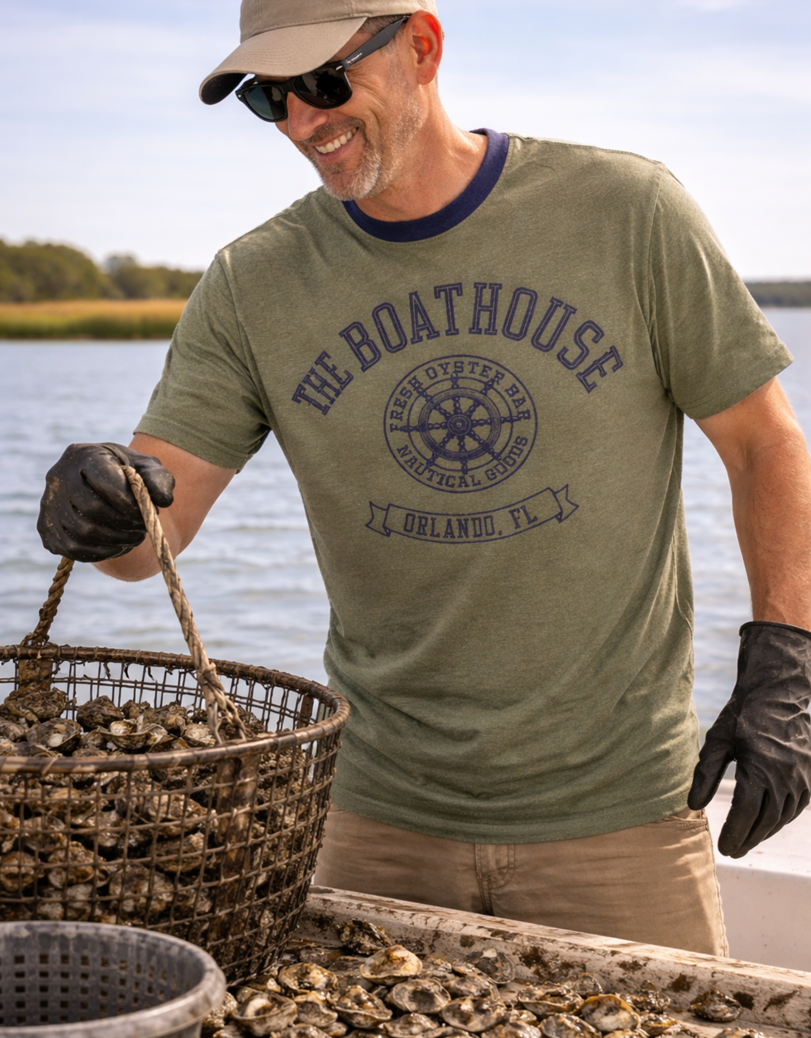 The Idea Girl OYSTER BAR RINGER TEE