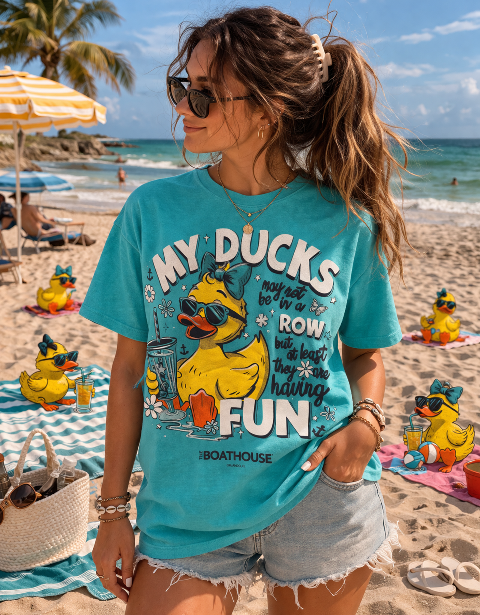 The Idea Girl MY DUCKS MAY NOT TEE