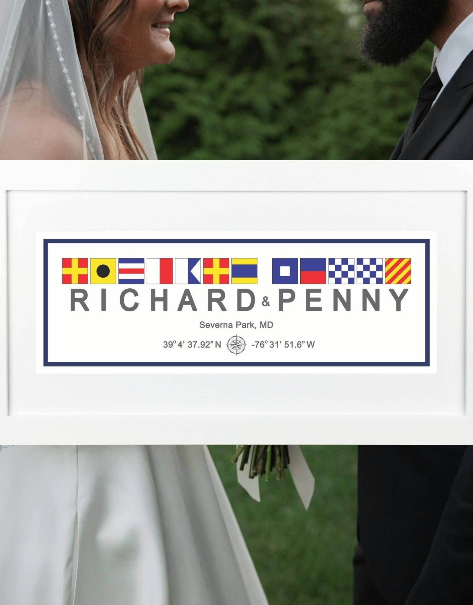 Naptown Nautical NN CUSTOM FRAME NAUTICAL PRINT