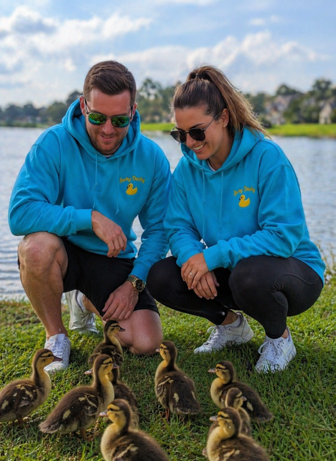 BH LUCKY DUCKY HOODIE ADULT - The BOATHOUSE Boatique