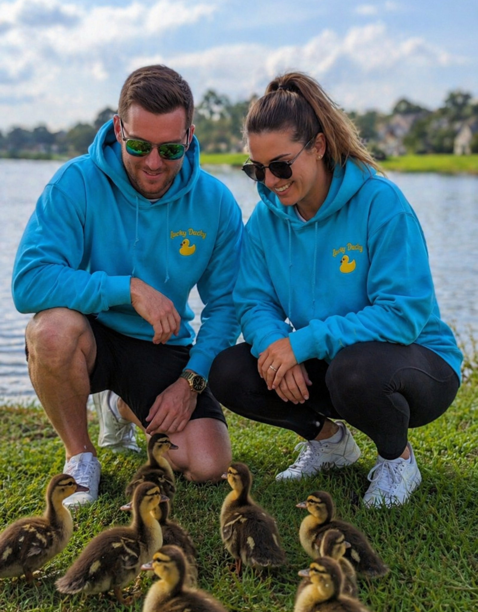 The Idea Girl LUCKY DUCKY HOODIE