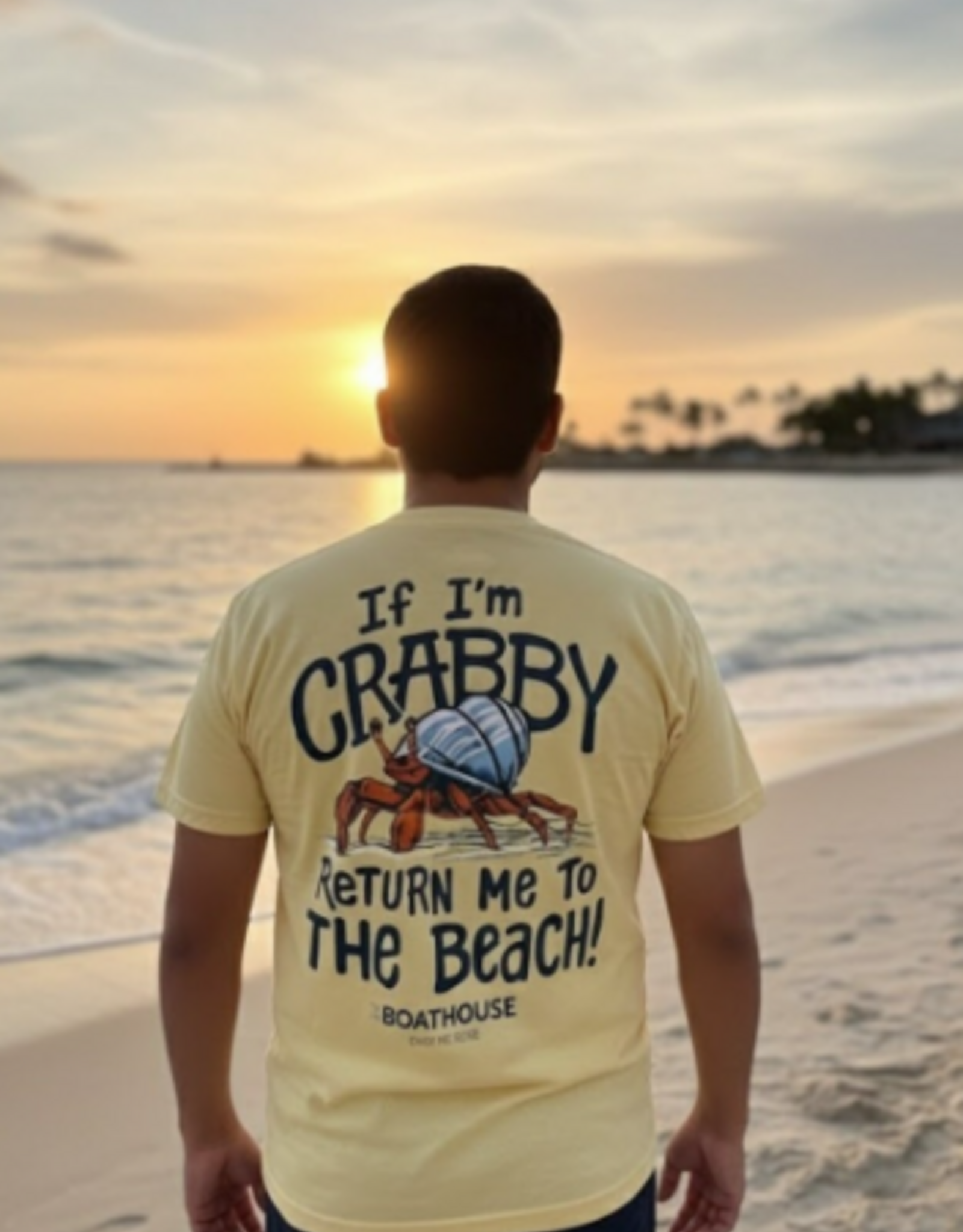 API Source CRABBY RETURN TO THE BEACH TEE