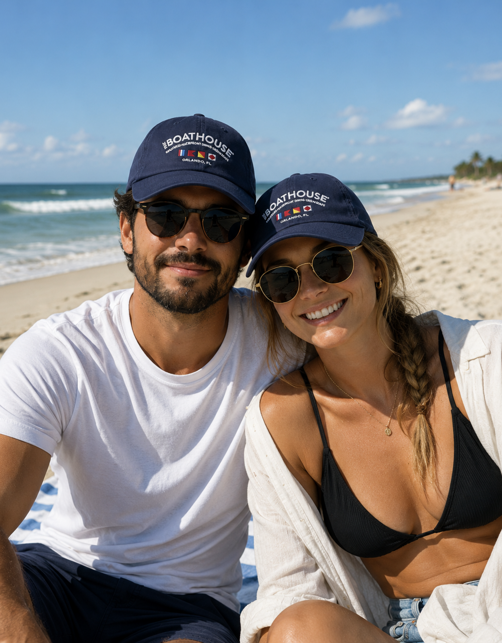 The Idea Girl  GAME CHANGER HAT CLASSIC LOGO NAVY