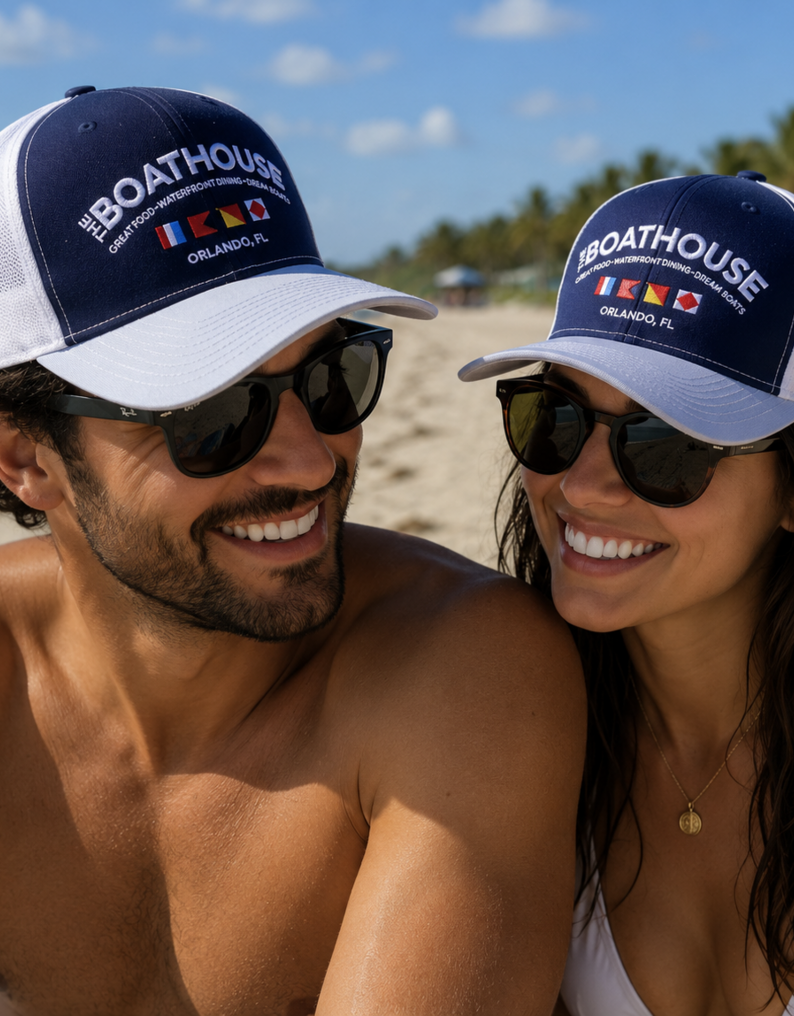 The Idea Girl CLASSIC LOGO NAVY/WHITE/HEATHER SNAP BACK HAT