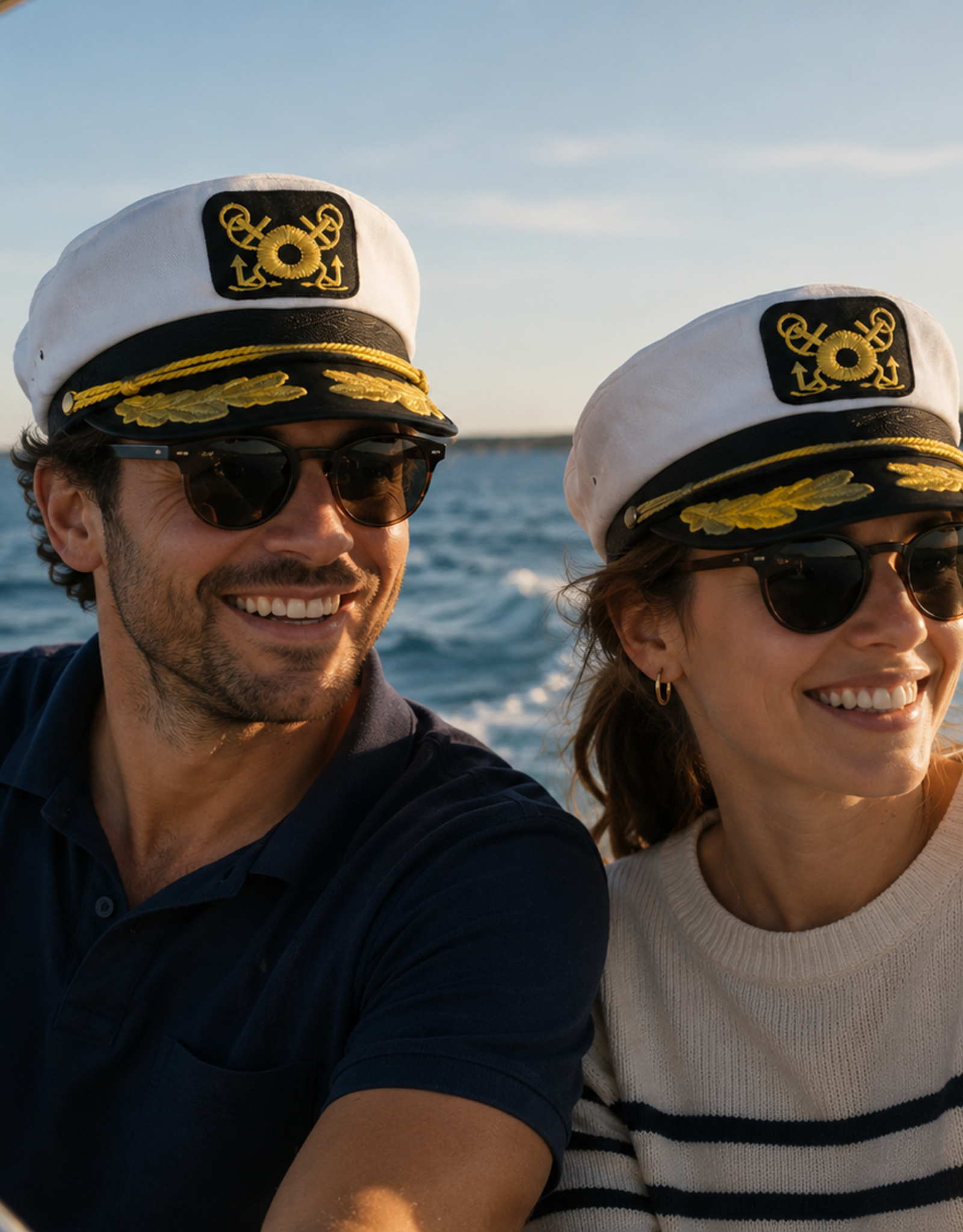 Dorfman Milano WHITE YACHT CAP