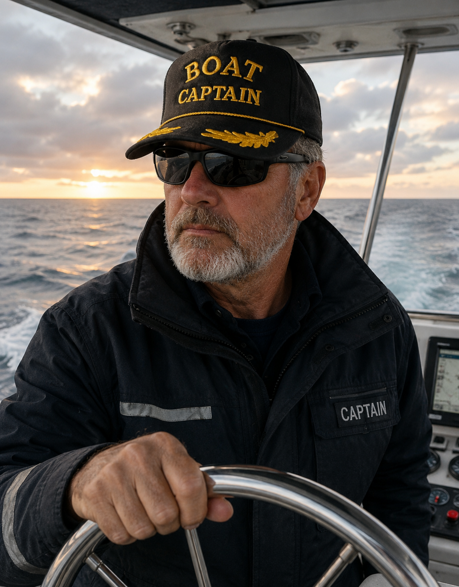 The Idea Girl  BOAT CAPTAIN HAT