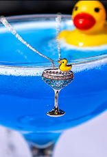 FLAIRCRAFT LIMITED DUCK DUCK RAZZ NECKLACE - STERLING SILVER