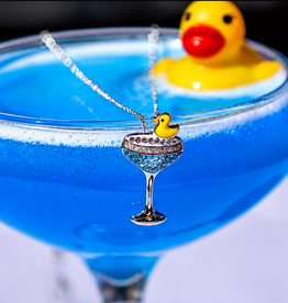 FLAIRCRAFT LIMITED DUCK DUCK RAZZ NECKLACE - STERLING SILVER