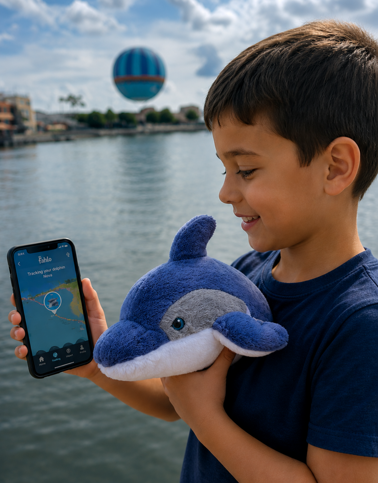 FAHLO PLUSH DOLPHIN