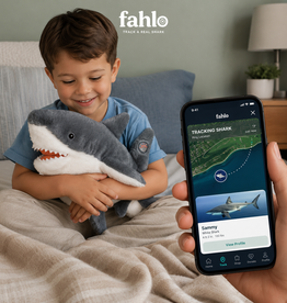 FAHLO FAHLO PLUSH GREAT WHITE SHARK