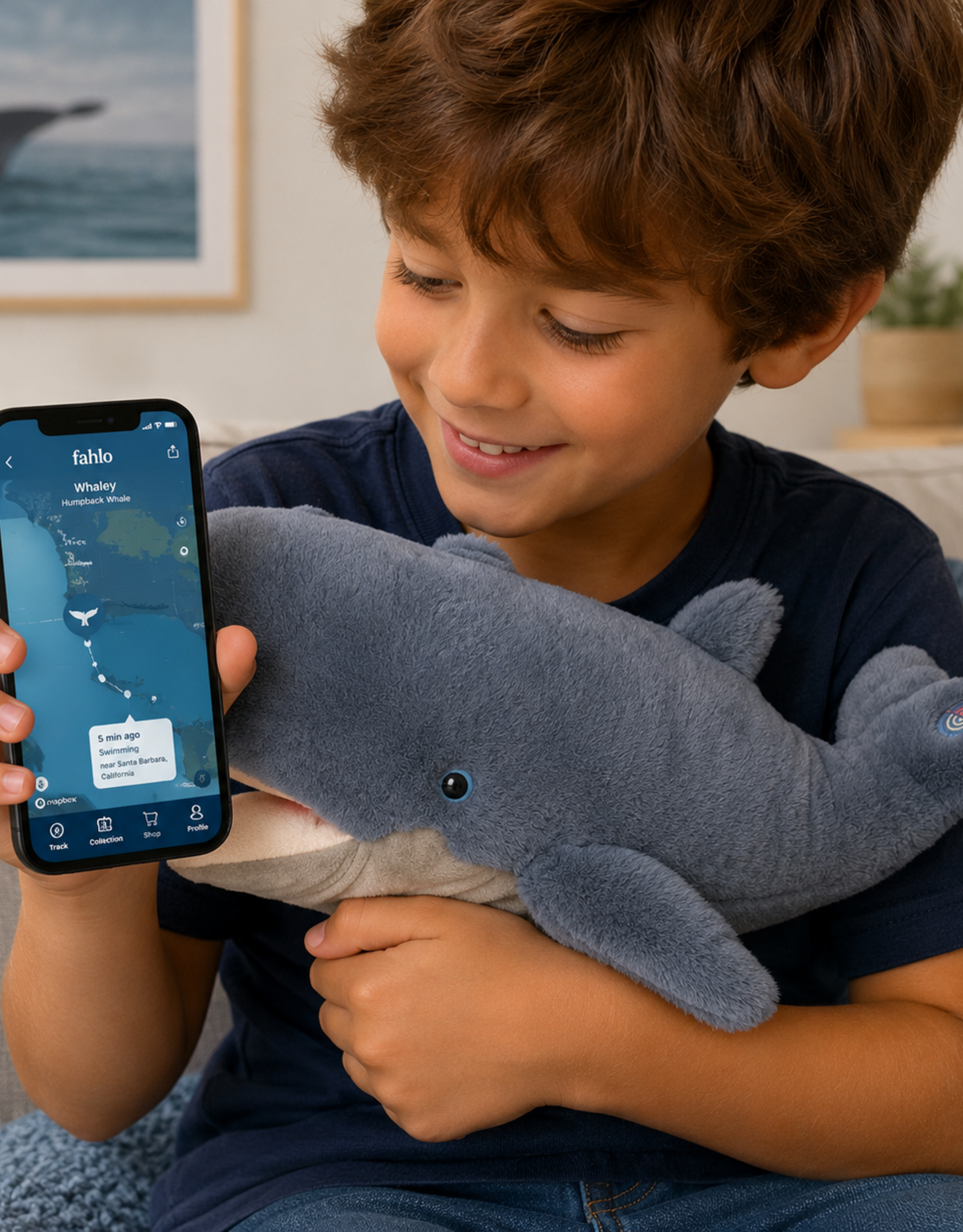 FAHLO FA PLUSH WHALE
