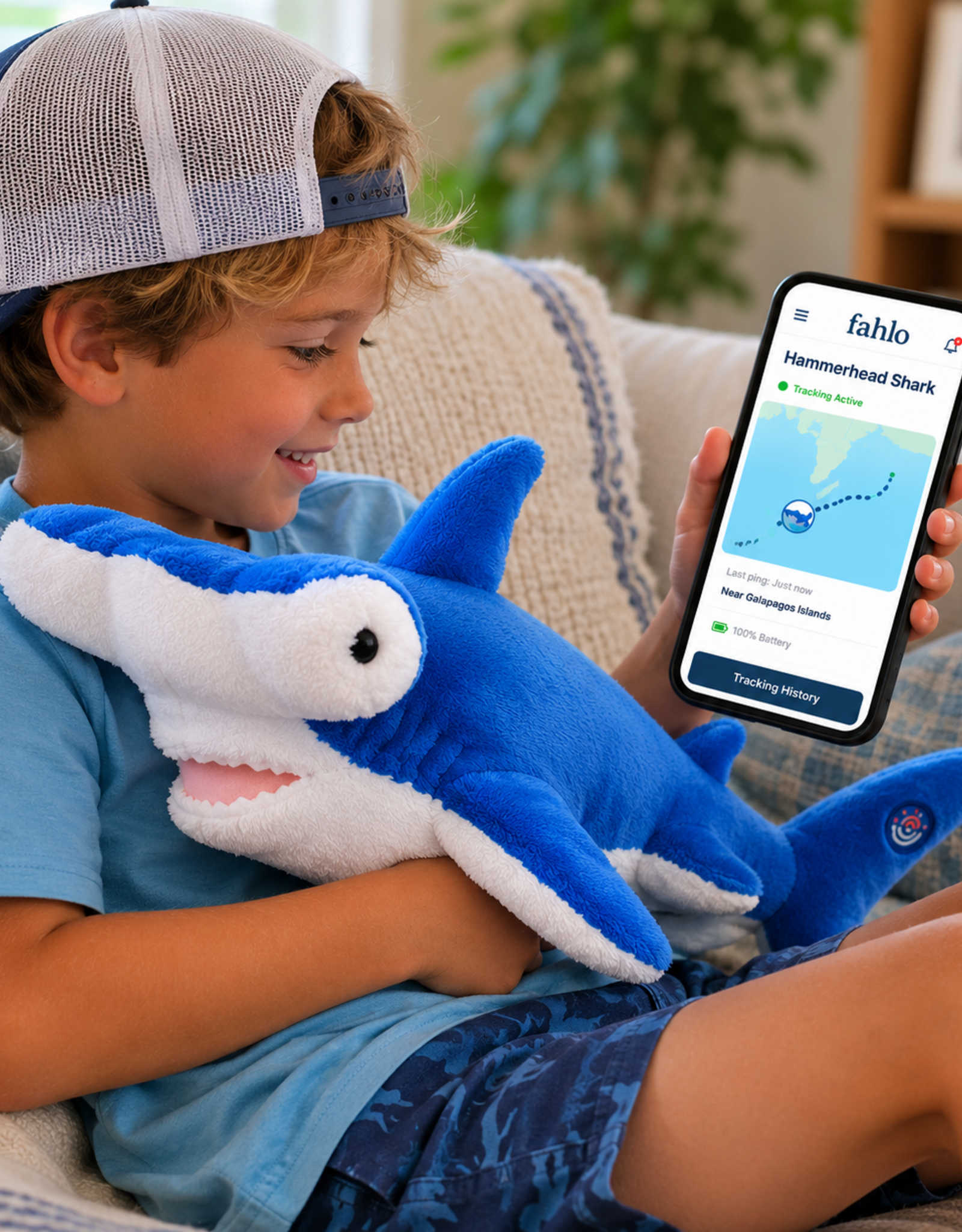 FAHLO FA HAMMERHEAD SHARK PLUSH