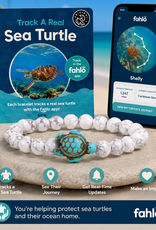 FAHLO FA JOURNEY TURTLE  BRACELET WHITE HOWLITE