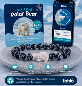 FAHLO FAHLO THE VENTURE BRACELET POLAR BEAR PAPILLAE STONE