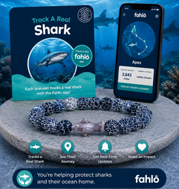 FAHLO FAHLO THE VOYAGE BRACELET SHARK DEEP BLUE