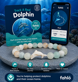 FAHLO FAHLO  ODYSSEY DOLPHIN BRACELET SKY STONE