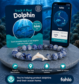 FAHLO FAHLO  ODYSSEY DOLPHIN BRACELET COASTAL BLUE