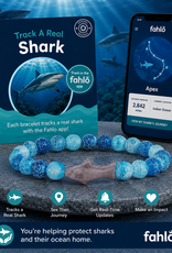 FAHLO FA THE VOYAGE SHARK  BRACELET  AQUA BLUE