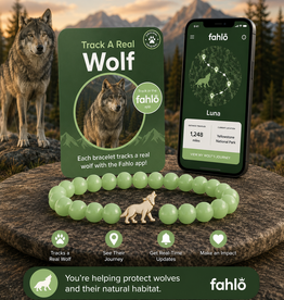 FAHLO FAHLO  SCOUT WOLF  BRACELET SAGE