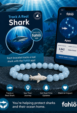 FAHLO FA VOYAGE SHARK BRACELET AQUA GLOW