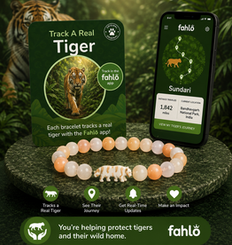 FAHLO FAHLO  PROWL TIGER  BRACELET HIBISCUS