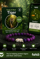 FAHLO FA PROWL TIGER  BRACELET ROYAL PURPLE