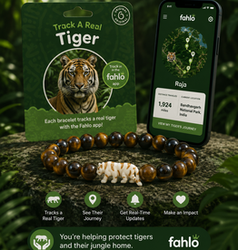 FAHLO FAHLO PROWL TIGER BRACELET TIGERS EYE