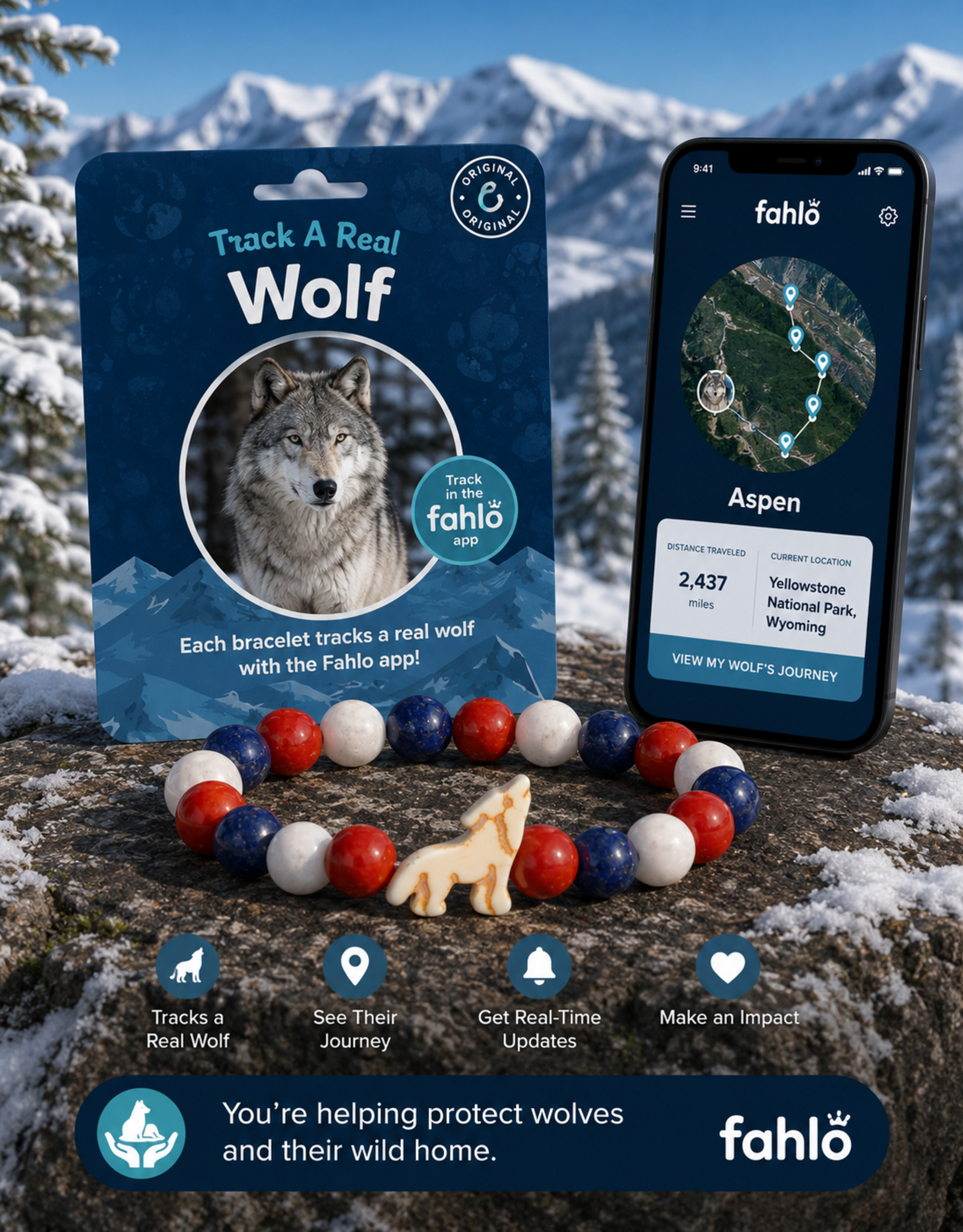 FAHLO FA WOLF SUMMER STONE